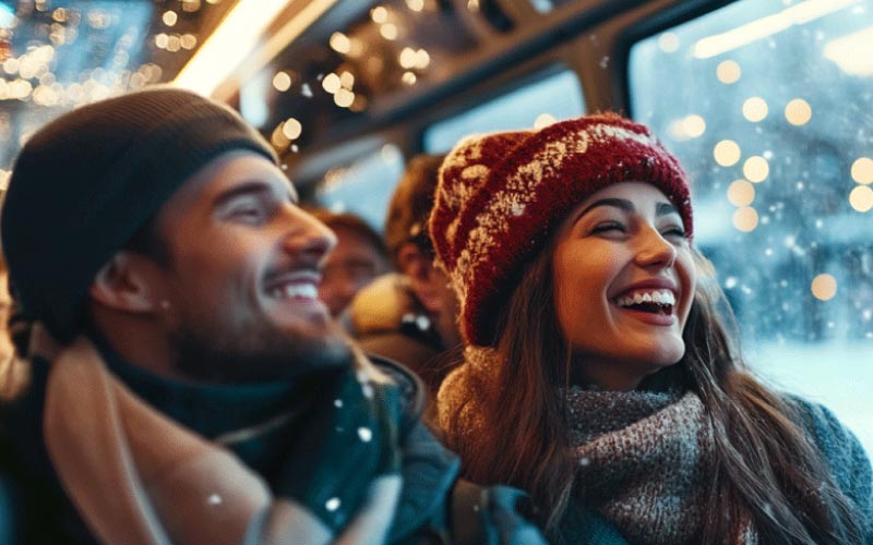 Bright Lights, Cozy Rides: Book a Coach for the Ultimate Christmas Tour